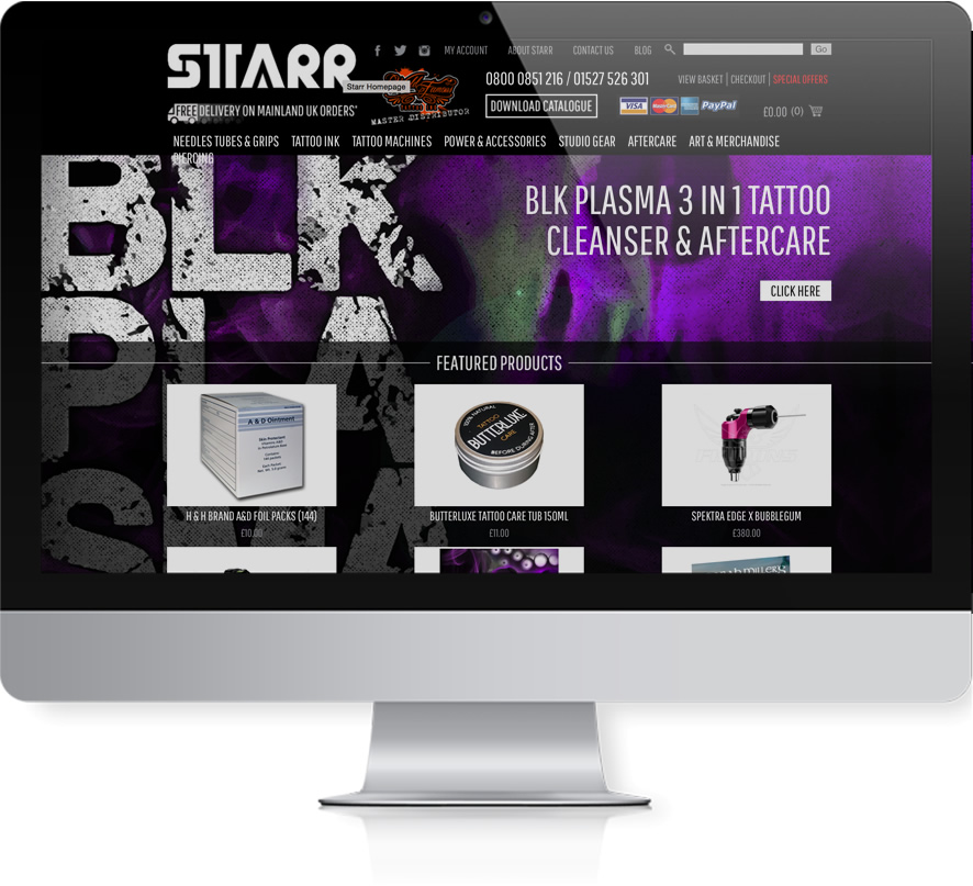 Starr Tattoo Home